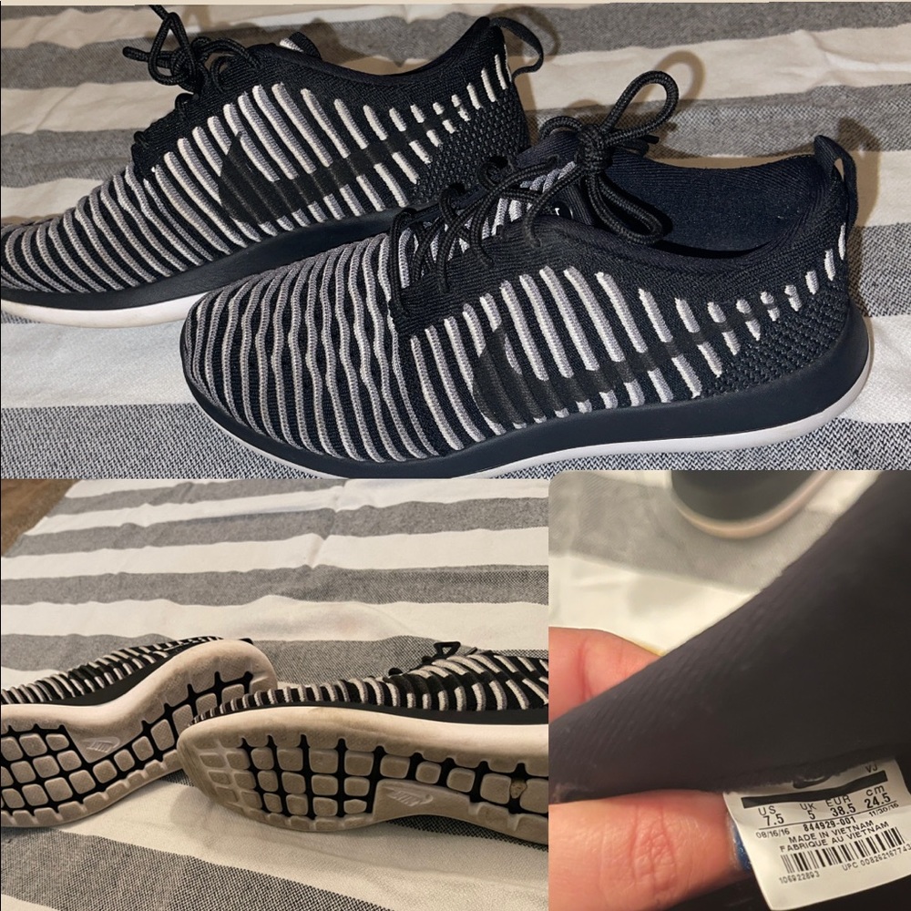 Nike knit running shoes
